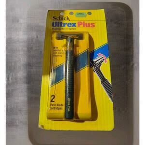 VTG NOS Schick Ultrex Plus Razor Pivoting Shaving System 90's Made In USA Sealed